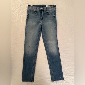 rag & bone High Rise Ankle Skinny jeans, size 28.